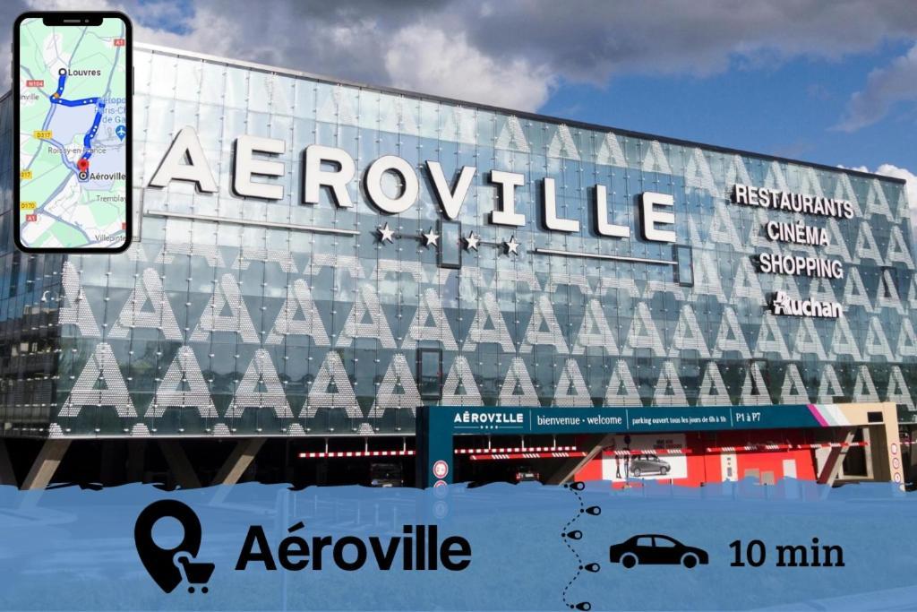 LouvresSmart House Airport Cdg, Asterixアパートメント エクステリア 写真