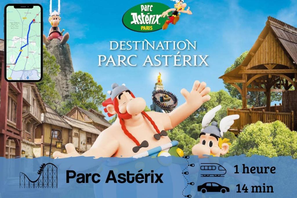 LouvresSmart House Airport Cdg, Asterixアパートメント エクステリア 写真